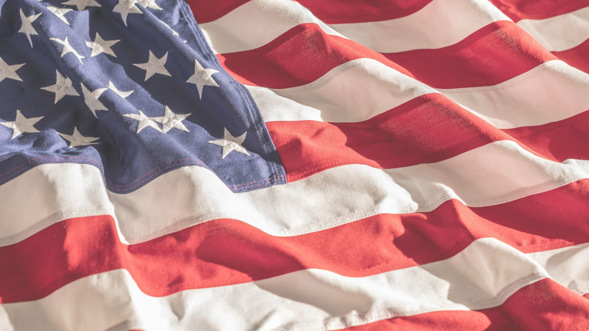American flag background