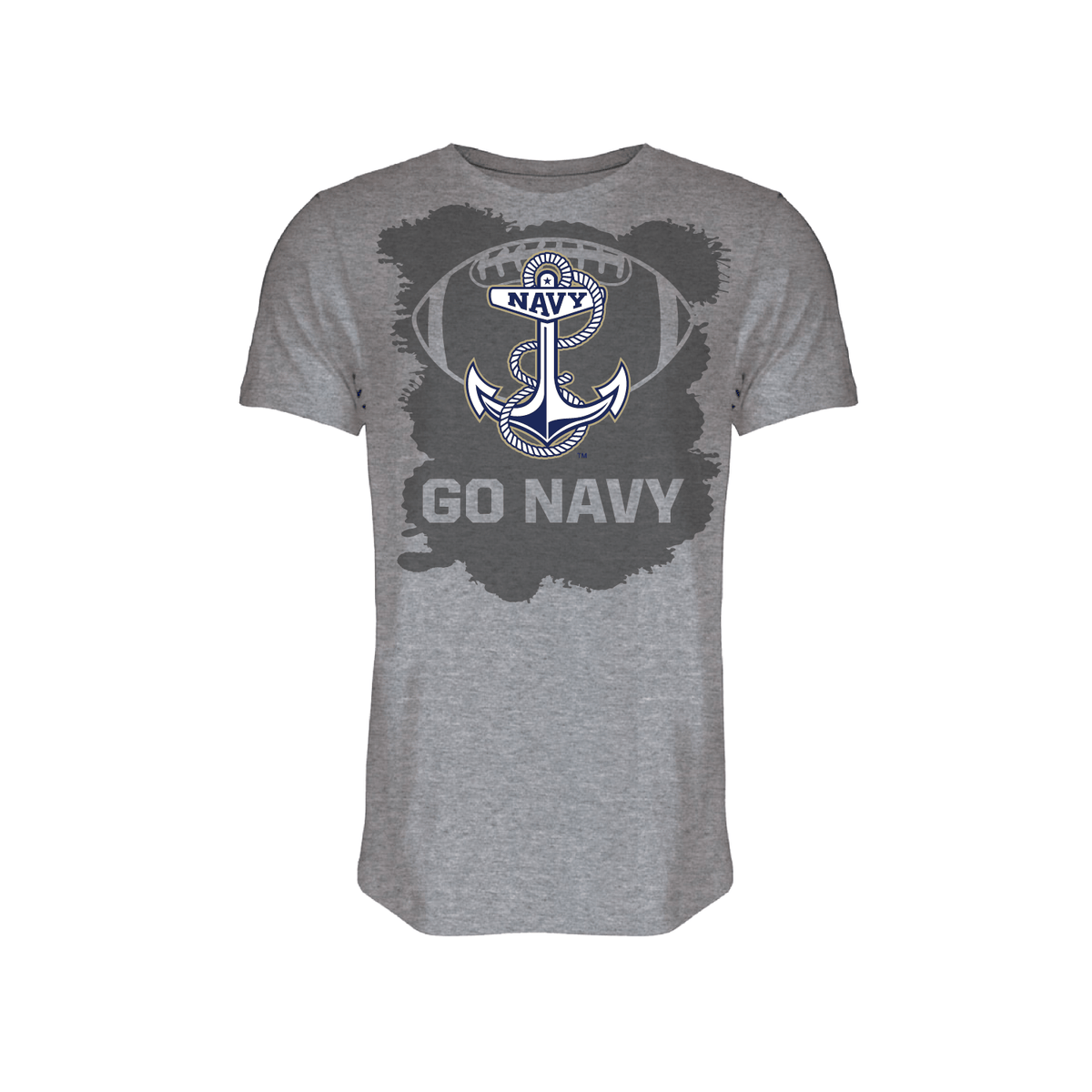 Navy Football Sweat Tee
