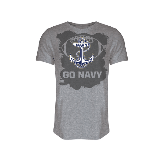 Navy Football Sweat Tee